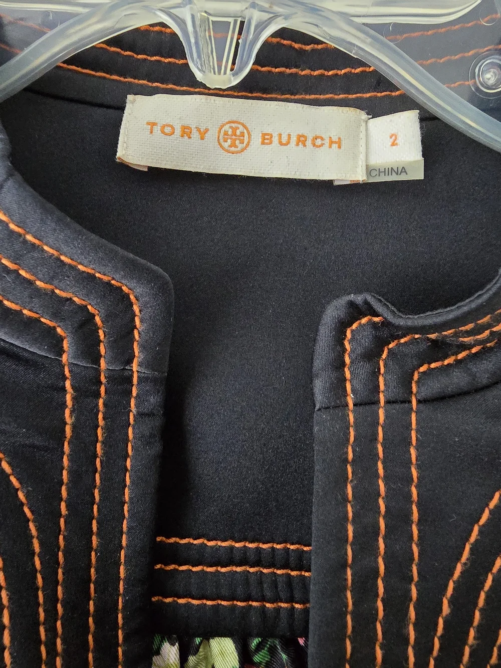 Tory Burch Silk Long-Sleeve Dress